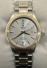 TUDOR Classic Self-winding 18k two tone - sapphire M12103-0002 Ladies Watch 28mm
