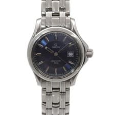 OMEGA Seamaster 120m Date Quartz Blue Dial Ladies Watch 90320048