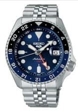 Seiko 5 Sport Automatic Watch Blueberry GMT SKX Re-Interpretation Watch SSK003K1