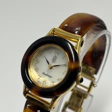 Seiko Moderato V701-2G90 Shell Dial Quartz Watch Used From Japan