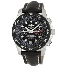 Breitling Skyracer Raven Men's Automatic Black Leather Watch A2736423/B823BKLT