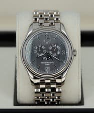 Patek Philippe 5146/1G-010 Annual Calendar Moonphase 'Ardoise' 18kt White Gold