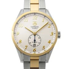 TAG HEUER Carrera Heritage Caliber 6 WAS2150.BD0733 WAS2150 Silver #W2722