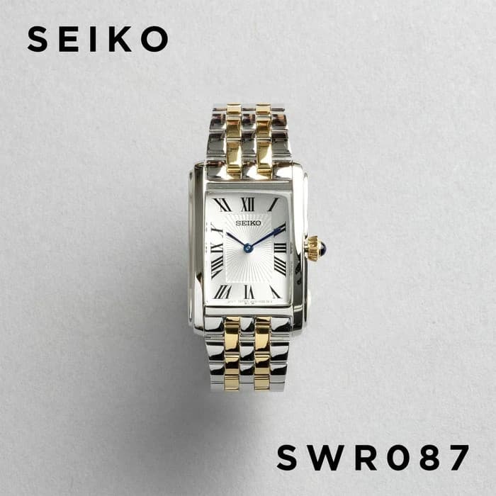 [☆Mint/Unused] SEIKO Essentials SWR087 Quartz Ladies Watch White Gold Silver