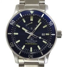 ORIENT STAR Men s Wristwatch Diver s F6N4 UAF0 SS Navy Dial Automatic Used
