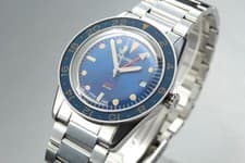 [ w/Box ] SQUALE SUB-39 GMT BR22 Automatic Date Blue Dial Swiss Made Men's Watch