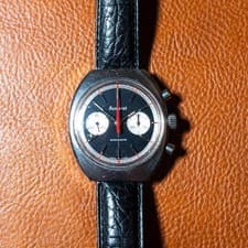 Accurist Shockmaster Chronograph Panda Dial Used From Japan