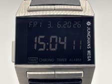 Junghans Mega 1000 Quartz Watch Timepiece Mens Authentic Genuine Vintage