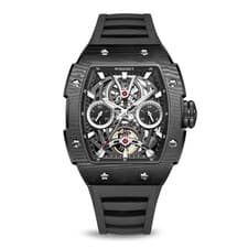 WISHDOIT Pioneer Automatic Watch Total Black Aluminium Case 42mm