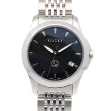 Gucci G-Timeless Watch Stainless Steel 126.5 Quartz Ladies Used