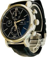 IWC Portofino Chronograph IW391008 42mm Automatic Mens Watch Excellent A6251