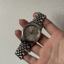 Rolex Oyster Perpetual Date 15000 Champagne Dial Jubilee 34mm - Papers Included