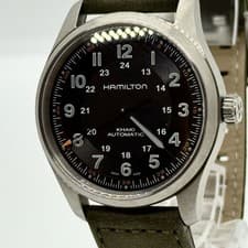 Hamilton Khaki Field Titanium Auto Black AT H70205830 Working