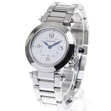 CARTIER PASHA DE CARTIER WSPA0021 30MM SS Quartz Silver Dial #C347