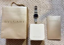 BVLGARI Auto Date Automatic Wristwatch Serviced 40mm Black Dial Full Set Watch