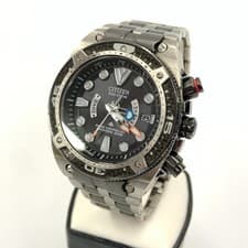 CITIZEN PROMASTER Eco-Drive PMD56-2991 Silver Solar Radio-Controlled From JAPAN
