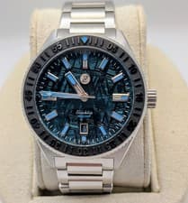 ZELOS - Blacktip 41mm Teal Meteorite Dial Sold Out Forever Full Kit