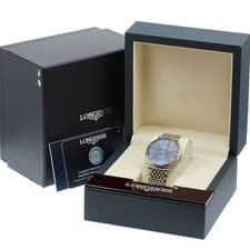 LONGINES La Grand Classic Men's Automatic Watch Navy Dial SS 38mm Box & Warranty