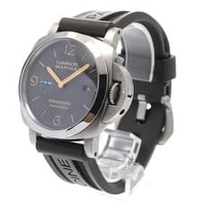PANERAI LUMINOR MARINA 1950 3 DAYS PAM01351 44mm Titanium Rubber Date #C163