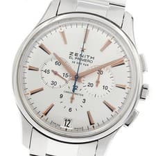ZENITH El Primero Captain 03.2110.400 Chronograph Silver Dial AT Men's_954021