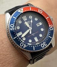 Seiko Diver Watch 2625-001B Quartz Vintage 36mm Tested Excellent Condition #491