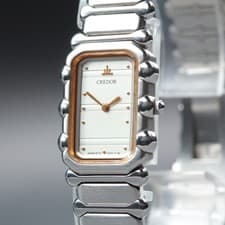 [ Near MINT ] Vintage SEIKO Credor 2F70-5580 Quartz Women Dress Watch From JAPAN