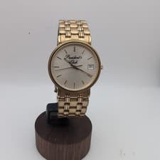 Vintage 14K HAMILTON 8150 Masterpiece President's Club Wristwatch Working Rare