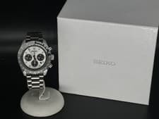 SEIKO Prospex V192-0AH0 Solar Watch White Dial Box and Manual Included