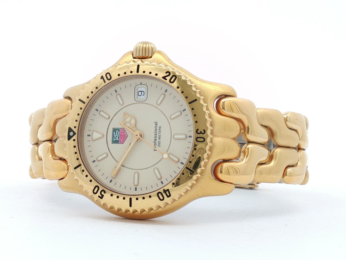 TAG Heuer Link SEL Yellow Gold & Stainless Steel 36mm Quartz Date WG1230-K0