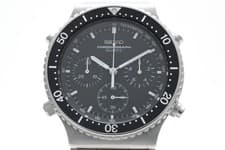 Rare Vintage SEIKO Speed Chronograph 7A28-7040 Qz Men's Watch  Black Dial JAPAN