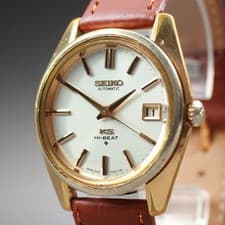 [EXC+5] Vintage King SEIKO 5625-7000 KS Hi-Beat Gold SGP Men's AT Watch JP U917