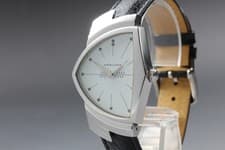 [Near MINT] HAMILTON Ventura H244110 33mm White Dial Quartz Men's Watch JAPAN