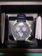 OMEGA × Swatch Speedmaster Moonswatch "Mission on Earth" Bioceramic Quartz Boxe