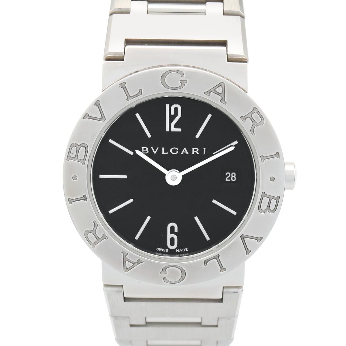 BVLGARI Bulgari Bulgari Wrist Watch BB26SS Quartz Stainless Steel Used Women