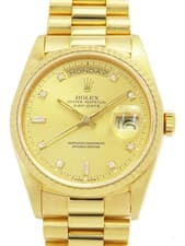 ROLEX Day-Date 10P Diamond 18238A SW15332