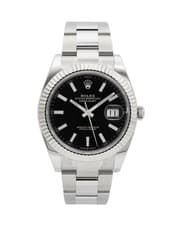 Rolex Datejust 41 / Black Baton Dial / 2024 / 126334