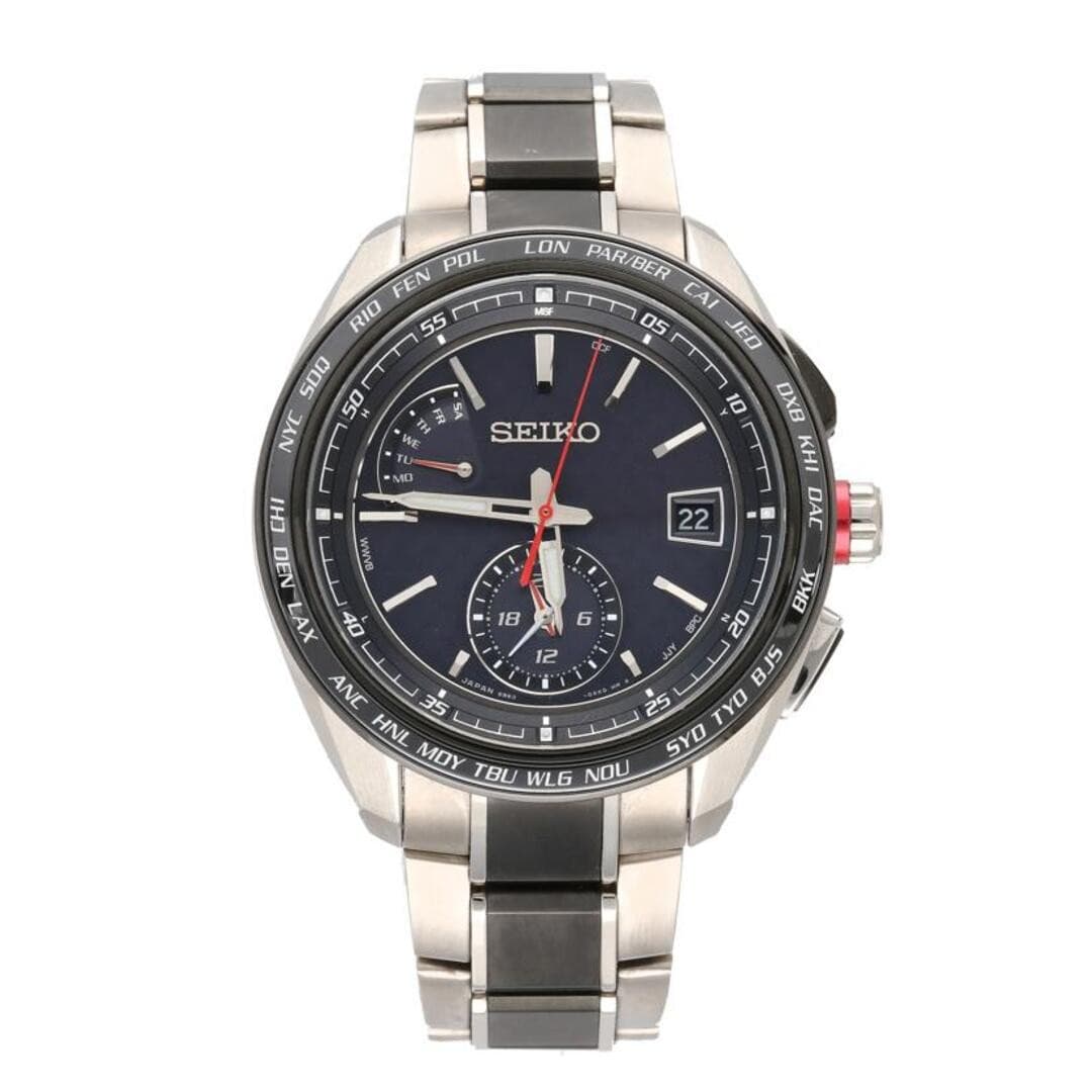 Seiko Brightz Radio Solar Titanium 8B63-0ANO Used AB Condition From Japan From J