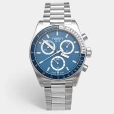 Tissot PR516 T149.417.11.051.00 Blue Dial Stainless Steel Mens Wristwatch 40 mm