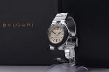 [N MINT Box Paper] BVLGARI Aluminium AL38A White Dial 38mm Men's Automatic Watch