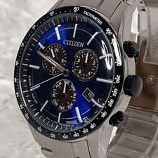 Citizen BL5496 96L Eco Drive Chronograph Watch Stainless Steel Case Genuine