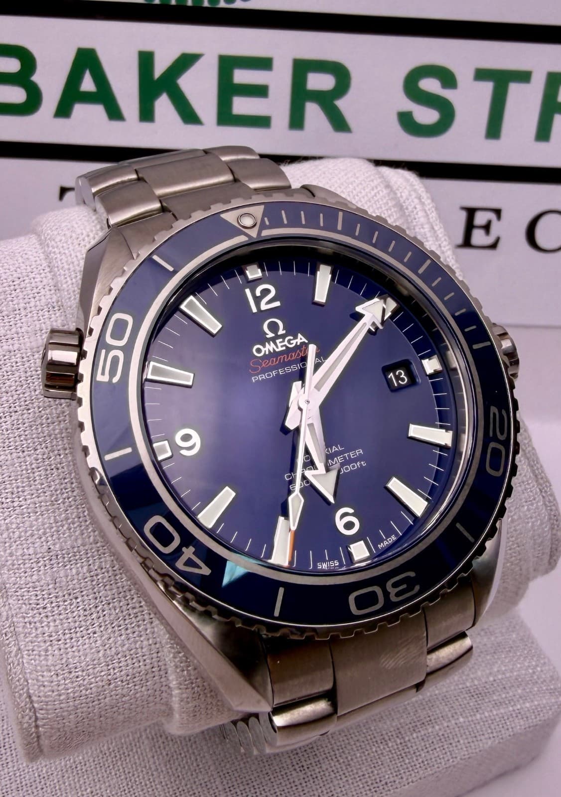 Omega Seamaster Planet Ocean Blue / Titanium Ref. 232.90.46.21.03.00 Case #272