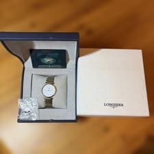 LONGINES La Grand Classic L4.709.2 Men's Quartz Watch Gold Silver 33mm Excellent