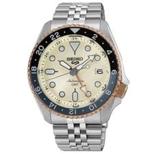 SEIKO 5 Sport GMT SSK046 Automatic Watch Limited Edition Steel Bracelet