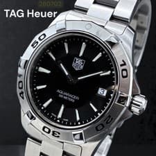 TAG Heuer Aquaracer WAP1110 Quartz 41mm Black Dial Watch