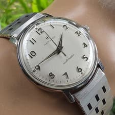 Vintage HAMILTON Accumatic A-507 men's automatic watch Striped Dial 1965