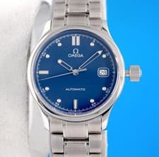 Mens Omega Dynamic Classic watch - Automatic - Blue Dial - 36MM - 5203.80