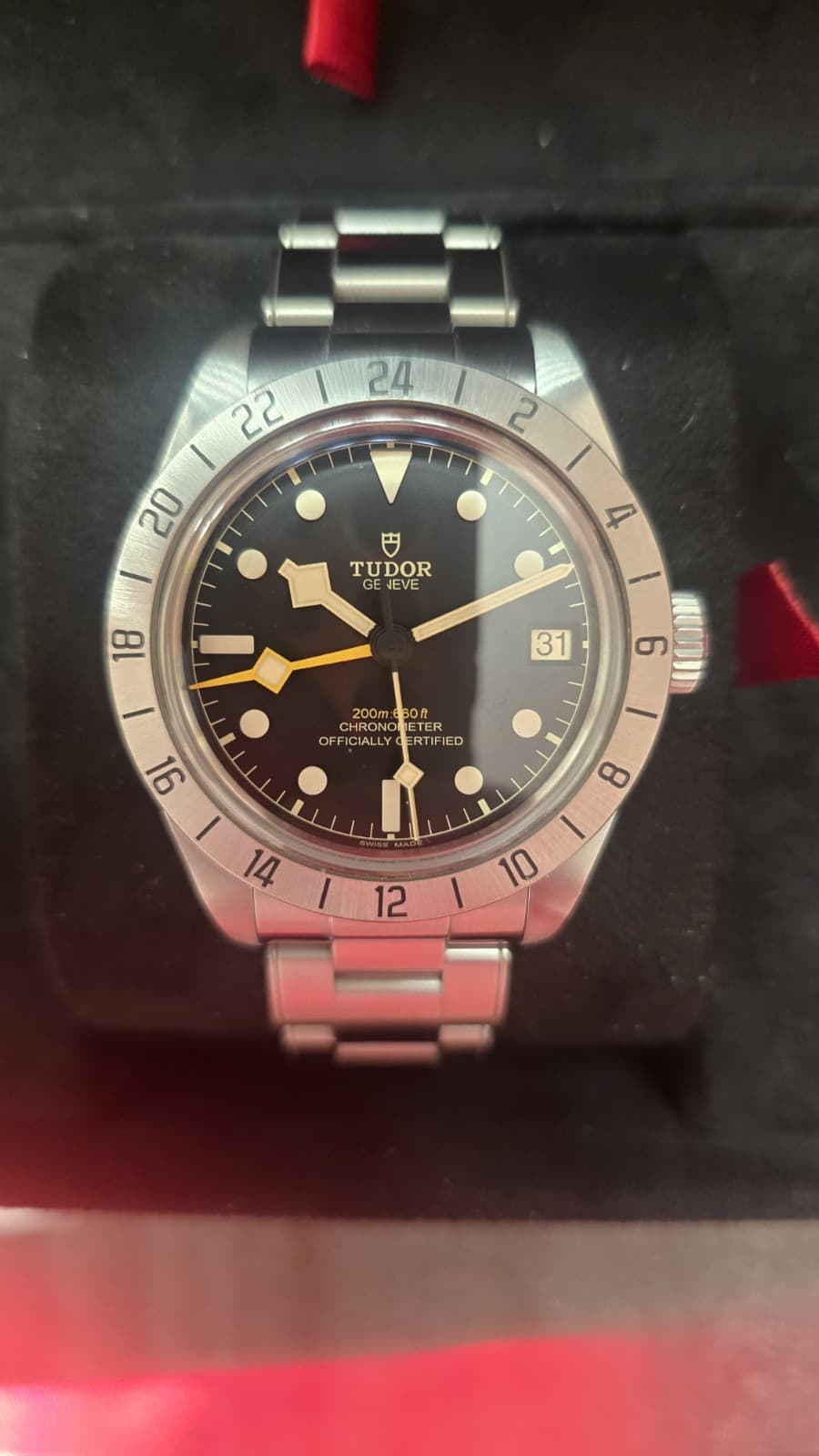 TUDOR Men's Black Watch - 79830RB