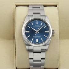 2025 New Oyster Perpetual 36 mm - Blue Index Dial - Stainless Steel