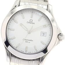 OMEGA 2511.21 Seamaster 120 Date Quartz Men's Watch From Japan G0425