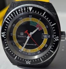 Tissot Sideral S Powermatic 80 Yellow Strap 41mm Men's Watch